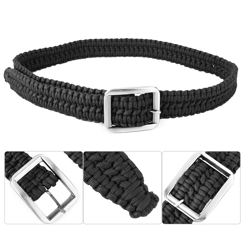 Handmade Paracord Rope Belt Outdoor Survival Accessories For Camping Hiking