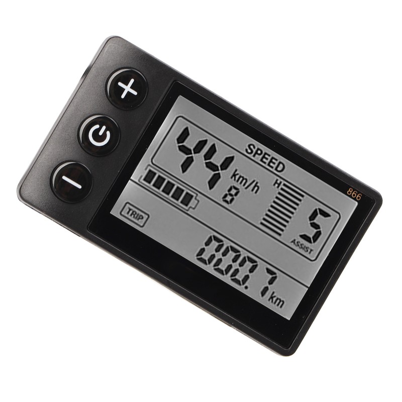 Electric Bicycle LCD Display Meter 24 36 48 52 60V