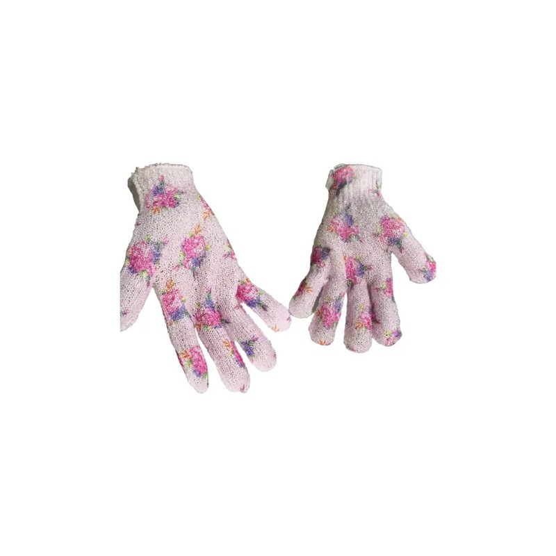 20 Par Guantes De Baño Exfoliantes Avon Flores
