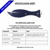 The Safety Knife Fish 600M BLUE Safety Metal Detectable Knife