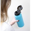 MIRA 2 Pack One-Touch Bottle Lid - Wide Mouth Quick-Open