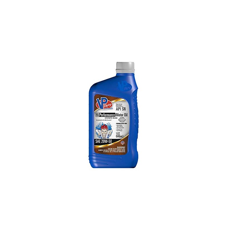 VP Racing Fuels 20W 50 High Performance Synthetic Motor Oil