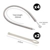 MAXQUU 4-Piece Spring Threader And 2-Piece Belt Threader, Sewing Accessories,