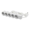 LEGRAND, Flat Power Strip, 5-Way Socket, Multiple Socket, 3 Metre