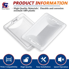 SB03293051 Range Hood Light Cover, 2 Pack Fit for B-roan Vent Hood PM390, PME300, PM390-HS, Replaces 1515107 AP5610530 B03293051 Vent Hood Light Lens