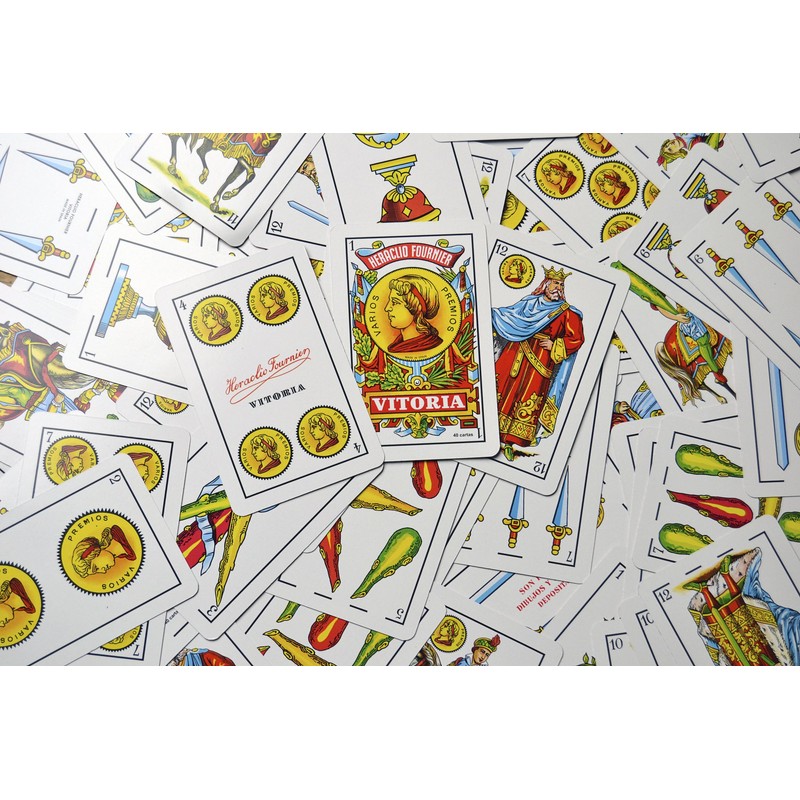 Fournier - Nr. 12-40 Spanisches Deck mit 40 Karten, Farbe