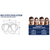 Cressi Big Eyes Evolution Crystal, white/blue