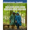 FROGG TOGGS Standard Waterproof Breathable Poncho Tarp, Army Green