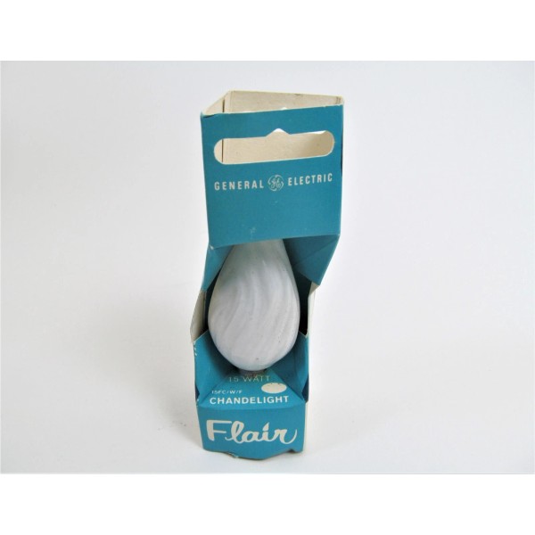 GE Vintage GE Flair Chandelight Light Bulb White 15 Watt