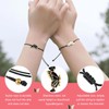 Asheyya 4PCS Friendship Bracelet, Adjustable Friendship Bracelets with Butterfly Pendant