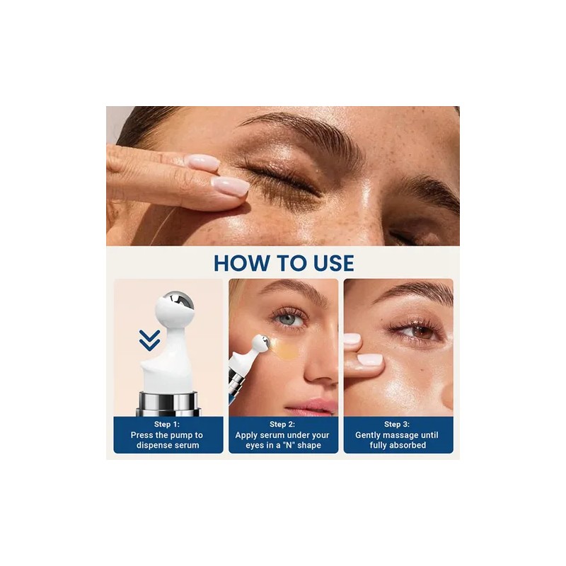 2pcs Crema De Ojos Con Cafeína Para Antienvejecimiento