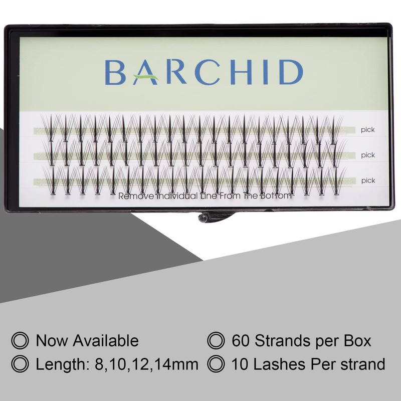BARCHID False Eyelashes, Natural False Eyelash Extensions, For Flare Self,