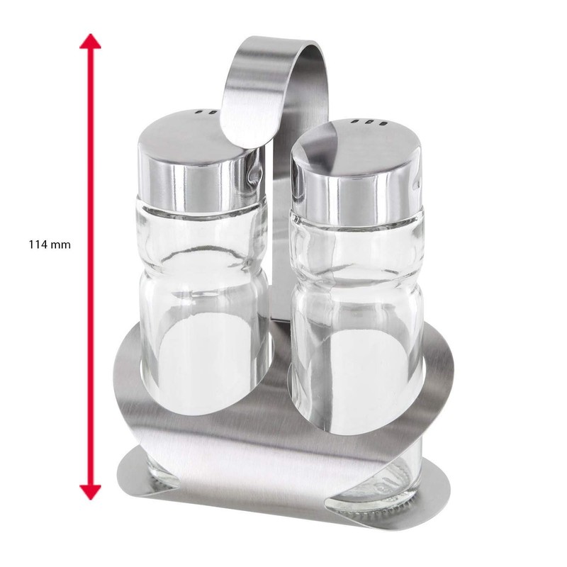 Menage 'Wien' Glas/ES 2tlg.