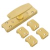 Amig - MOD.19 WINDOW MOD.19 GOLD BRASS SECURITY LOCK WITH
