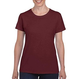 Fashion Gildan 5000L GD Crew Neck T Shirt Maroon Large