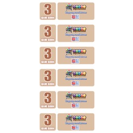 Bingosupermarket 600 Books 3 Page Game, Strips Of 6 To View Tickets