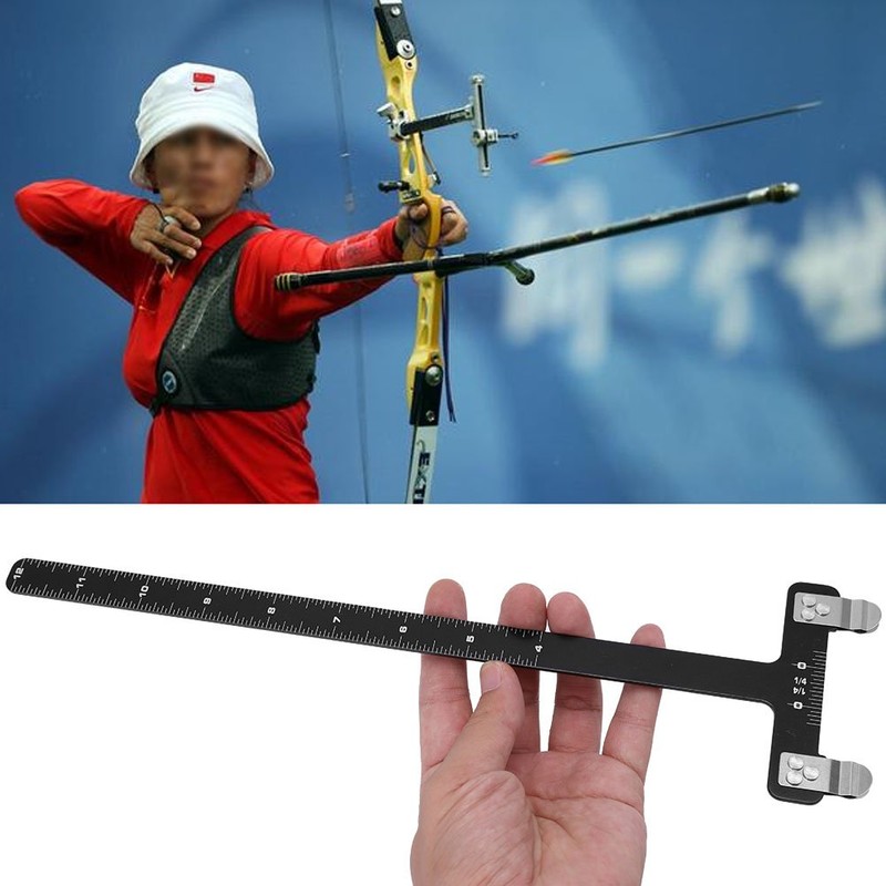Bow T Ruler Archery Assistance Turning Tool 12inch Ruler for