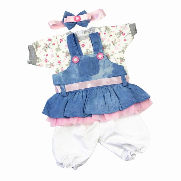 Reborn Baby Dolls Clothes Girl 22 Inch 55 cm Outfits Accesories for 20-23 inch Reborn Baby Girl Clothing Newborn 0-3 Months