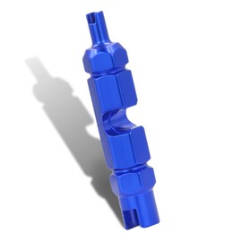EKIND Valve Core Repair and Remover Tool Compatible For Presta & Schrader Valve Core (Blue)