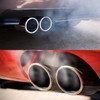 ZYHW 2PCS Dual Exhaust Tip 2.4 inch Inlet, Universal Car