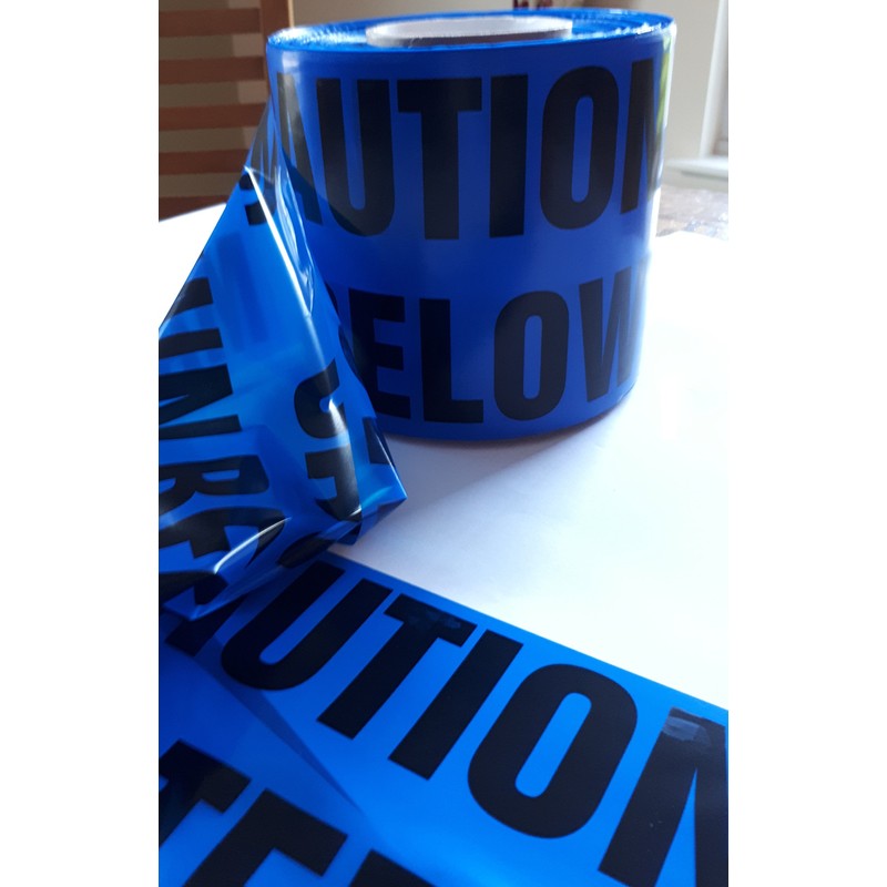 Ali's DIY Caution Water Main Below Warning Tape - 3