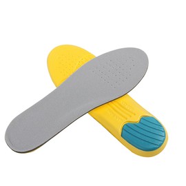 Healvian 1pair Breathable Shock-absorbent Sports Insoles Fit for Men and Women Moisture-wicking Cushioning for Comfort during Activities Easy to Trim for Fit