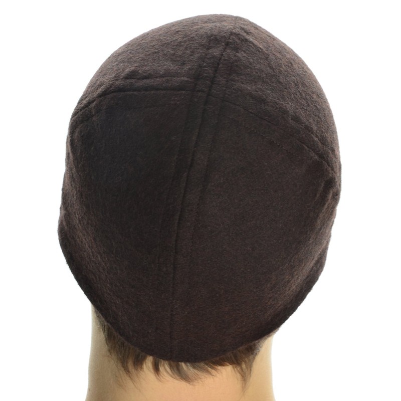 HEMAD Medieval Viking Cap Wool Felt M-XL, brown