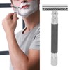 Double Edge Safety Razor Long Handle Manual Zinc Alloy Safety