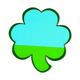 Fun Express Shamrock St. Patrick's Day Sticker Scenes (Makes 12) Kids DIY Arts & Crafts, Classroom Supplies