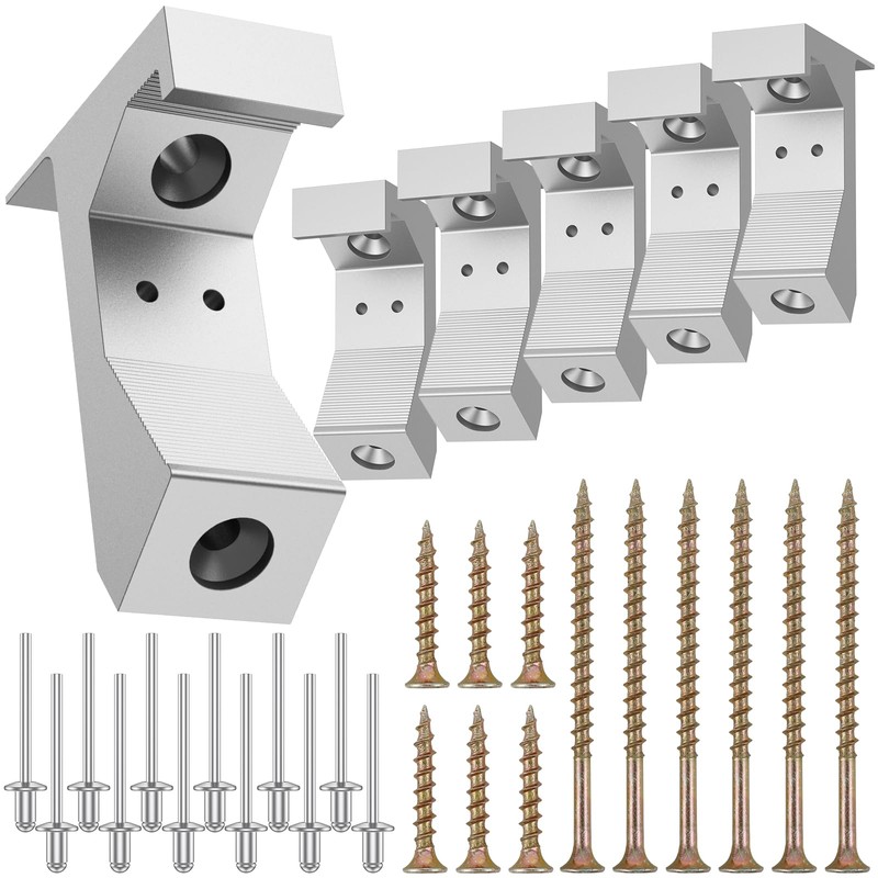 Abizarch 30Pcs Squeaky Floor Repair Kit Aluminum Alloy Eliminate Floor