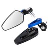 2pcs Motorcycle CNC Handle Aluminum Plane Rear View Side Mirror