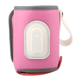 MagiDeal Bottle Tote Bag Insulated Breastmilk Bag Travel Storage Pouch Bottle Support Bottle Warmer Infant Milk Keeper for Trip, Pink