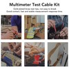 20Pcs Multimeter Test Cable Crocodile Clip Needle Probe Connecting Cable