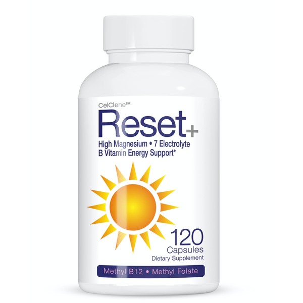 Reset Reset+ 7 Energy Electrolytes, Methyl B12, Methyl Folate, Pink