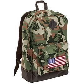 Broad Bay American Flag CAMO Backpack MEDIUM USA Flag Backpacks