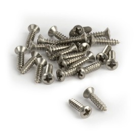 StewMac Pickguard Screws for Fender, Stainless - 25 Pack
