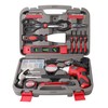 Apollo Tools 135 Piece Household Tool Set with Pivoting Dual-Angle