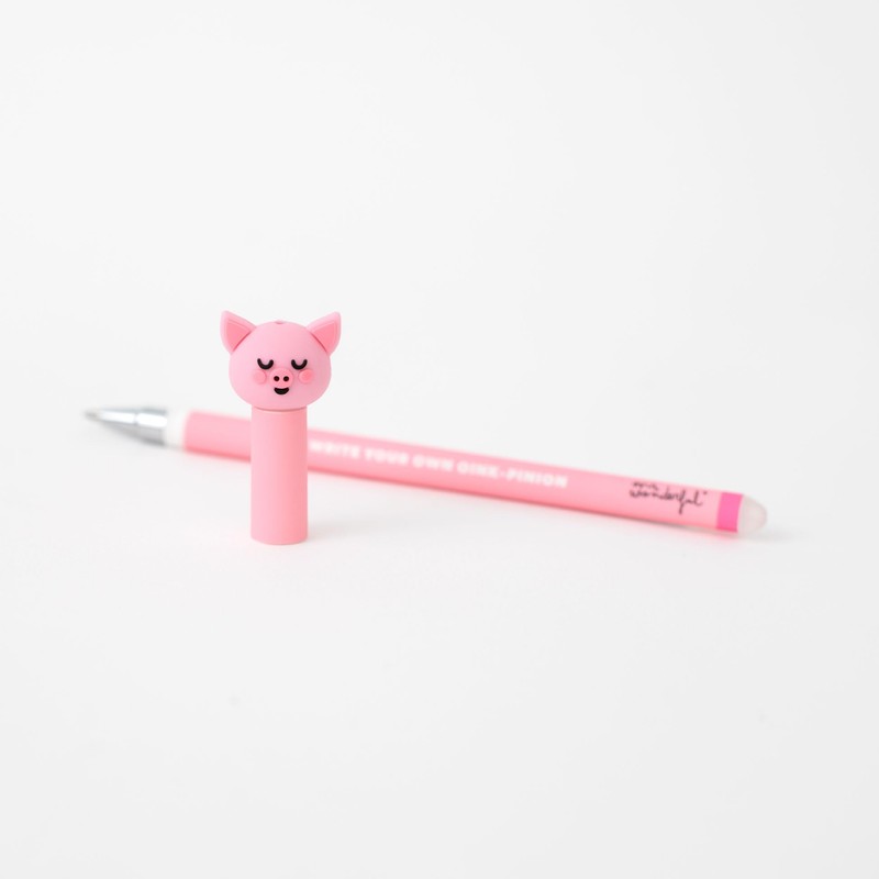 Mr. Wonderful - Erasable Ballpoint Pen Bo-Bo Pig - Write