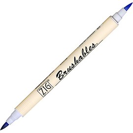 Zig Brushable Colour Graduation Twin Brush Tip Marker Pen 803 English Lavender