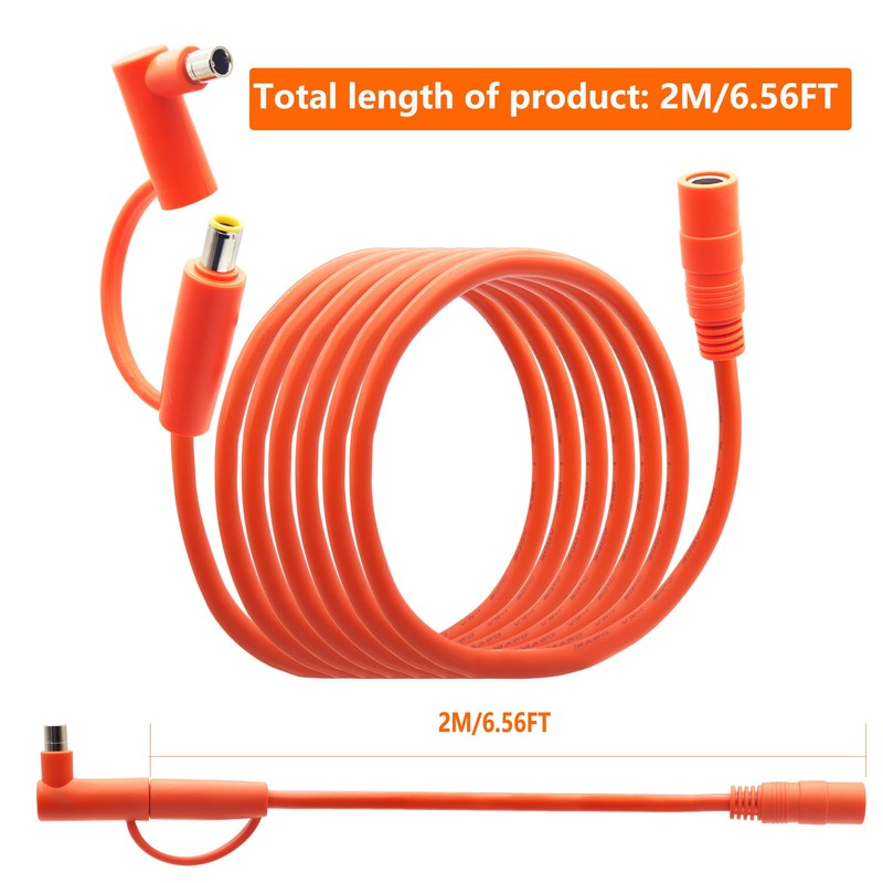 LANMINGLEL 14AWG DC 8mm Extension Cable, DC7909 Solar Panel Power