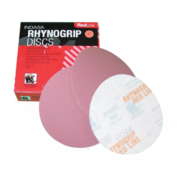 Indasa 6" hook loop DA six inch Sanding Discs 500 GRIT