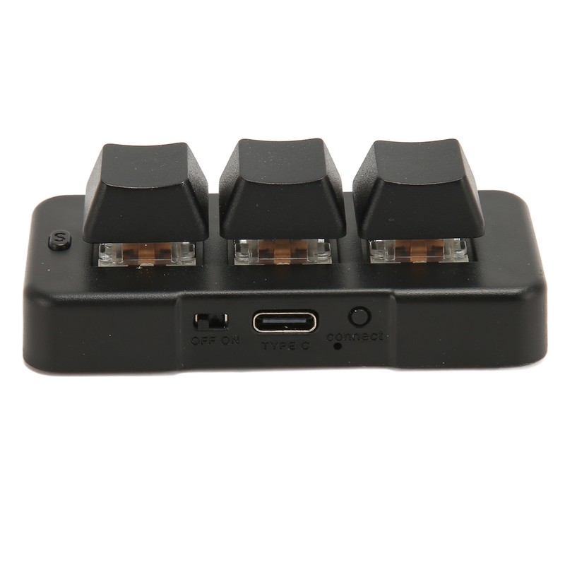 3 Key Mini Keypad 3 Mode USB Wireless 2.4G Bluetooth