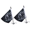 Trunk Lid Flag Pole Mount Kit with Homeland Security Flag