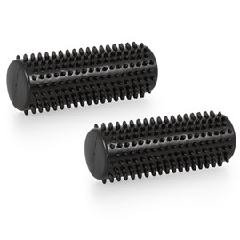 Hedgehog Massage Roller, Nub Roller, Hedgehog Roller, Massage, Hedgehog Ball (Set of 2, Black)