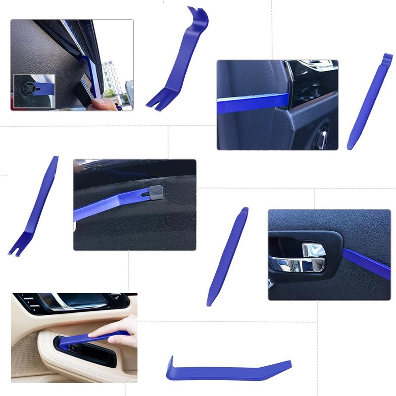 Sarmyarc Auto Trim Removal Tool Kit,6 Pcs Car Trim Removal