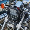 HDBUBALUS Black Motorcycle 5.75" Black Headlight Cover Housing Holder Bucket