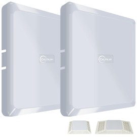 CALPALMY Exact Replacement Bathroom Vent Fan Light Lens Cover, Compatible with Broan S97013662, S97014094, Fits Bathroom Fan Lens Models 655, 659, 695, 678, 679, 680, HD50L, HD80L (2-Pack)