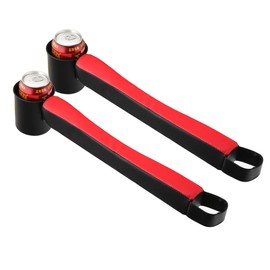 Tumecos Car Seat Gap Filler Pad PU Leather Console Side Pocket Organizer with One Cup Holder for Cellphone Wallet Coin Key 2 Pcs (Black+Red Surface)
