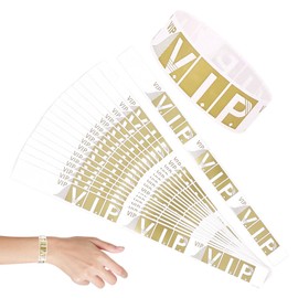 100 PCS VIP Wristbands,Wristbands for Events,Festivals Party Events,Paper Wristbands for Events,Wrist Bands for Event,Event Wristband Supplies for Birthday Parties,Concerts,Parties,Wusiness Events