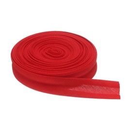 uxcell 11 Yards Single Fold Bias Tape 9/16 Inch Sewing Bias Tape Seam Binding Tape Hemming Tape for Sewing Carpet Edges, DIY Crafts, Seaming, Piping, Quilting, Red
